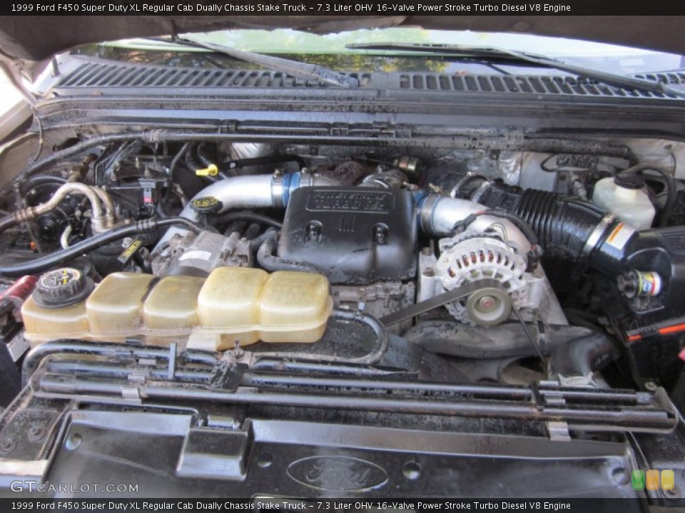 7.3 Liter OHV 16-Valve Power Stroke Turbo Diesel V8 Engine for the 1999 Ford F450 Super Duty #53203778