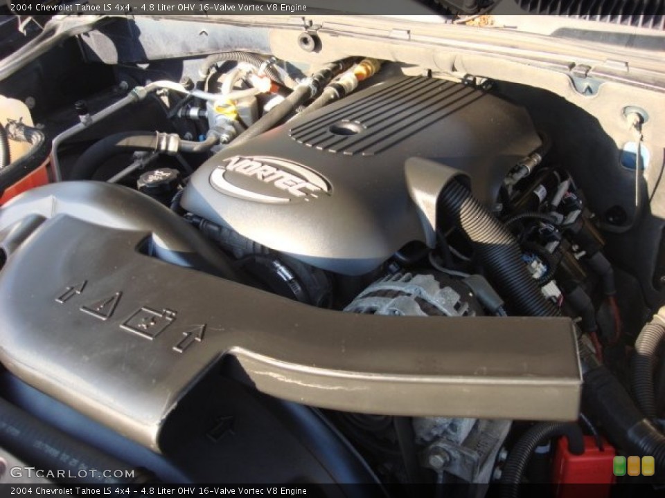 4.8 Liter OHV 16-Valve Vortec V8 Engine for the 2004 Chevrolet Tahoe #53205770