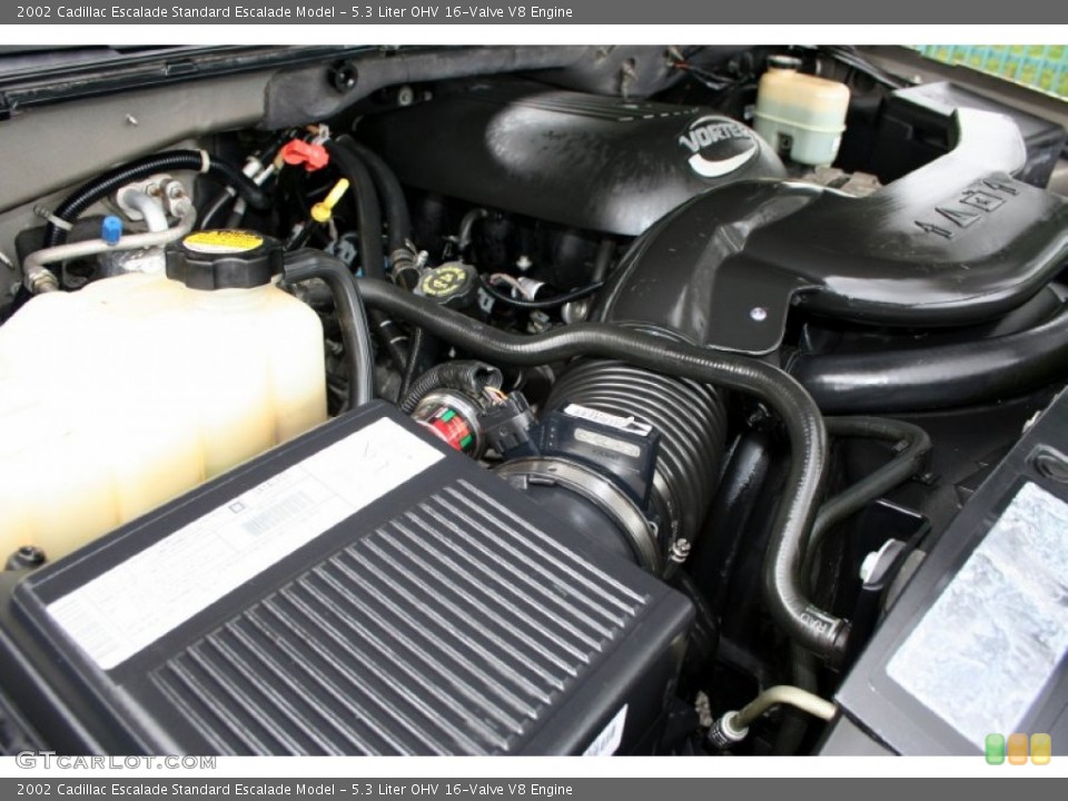 5.3 Liter OHV 16-Valve V8 Engine for the 2002 Cadillac Escalade #53205815 | GTCarLot.com 2002 Cadillac Escalade Engine 5.3 L V8