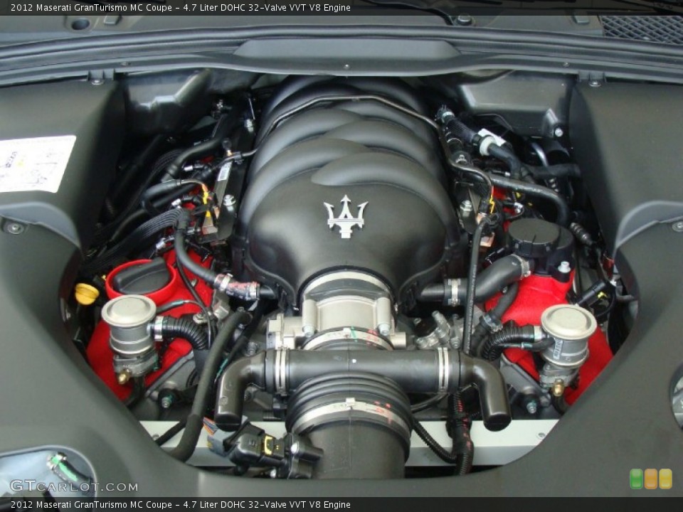 4.7 Liter DOHC 32-Valve VVT V8 Engine for the 2012 Maserati GranTurismo #53213003