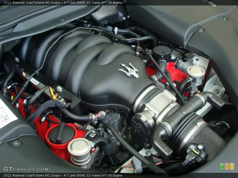 4.7 Liter DOHC 32-Valve VVT V8 Engine for the 2012 Maserati GranTurismo #53213018