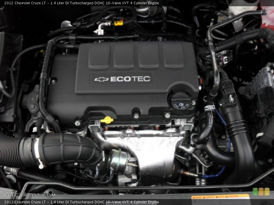 1.4 Liter DI Turbocharged DOHC 16-Valve VVT 4 Cylinder Engine for the 2012 Chevrolet Cruze #53213303