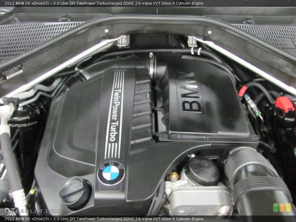 3.0 Liter DFI TwinPower Turbocharged DOHC 24-Valve VVT Inline 6 Cylinder Engine for the 2011 BMW X6 #53218472