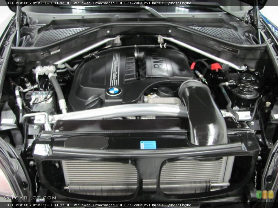 3.0 Liter DFI TwinPower Turbocharged DOHC 24-Valve VVT Inline 6 Cylinder Engine for the 2011 BMW X6 #53218490