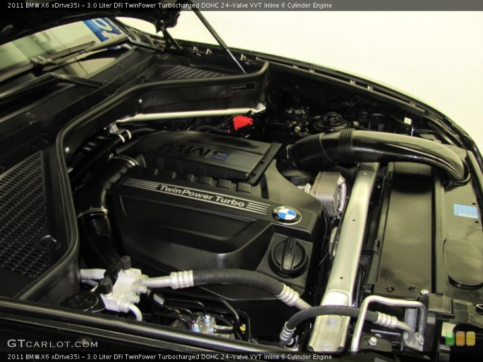 3.0 Liter DFI TwinPower Turbocharged DOHC 24-Valve VVT Inline 6 Cylinder Engine for the 2011 BMW X6 #53218505
