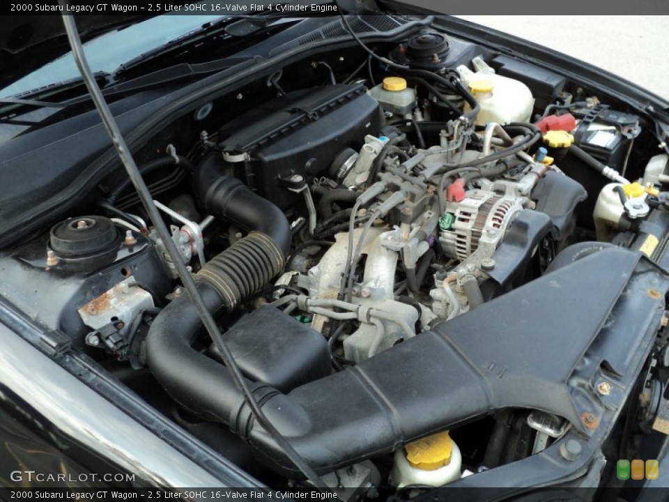 2.5 Liter SOHC 16-Valve Flat 4 Cylinder Engine for the 2000 Subaru Legacy #53223143