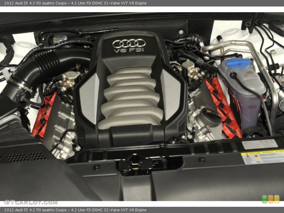 4.2 Liter FSI DOHC 32-Valve VVT V8 Engine for the 2012 Audi S5 #53241486