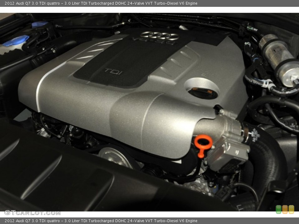 3.0 Liter TDI Turbocharged DOHC 24-Valve VVT Turbo-Diesel V6 Engine for the 2012 Audi Q7 #53242503