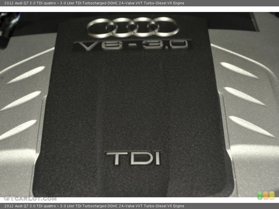 3.0 Liter TDI Turbocharged DOHC 24-Valve VVT Turbo-Diesel V6 Engine for the 2012 Audi Q7 #53242509