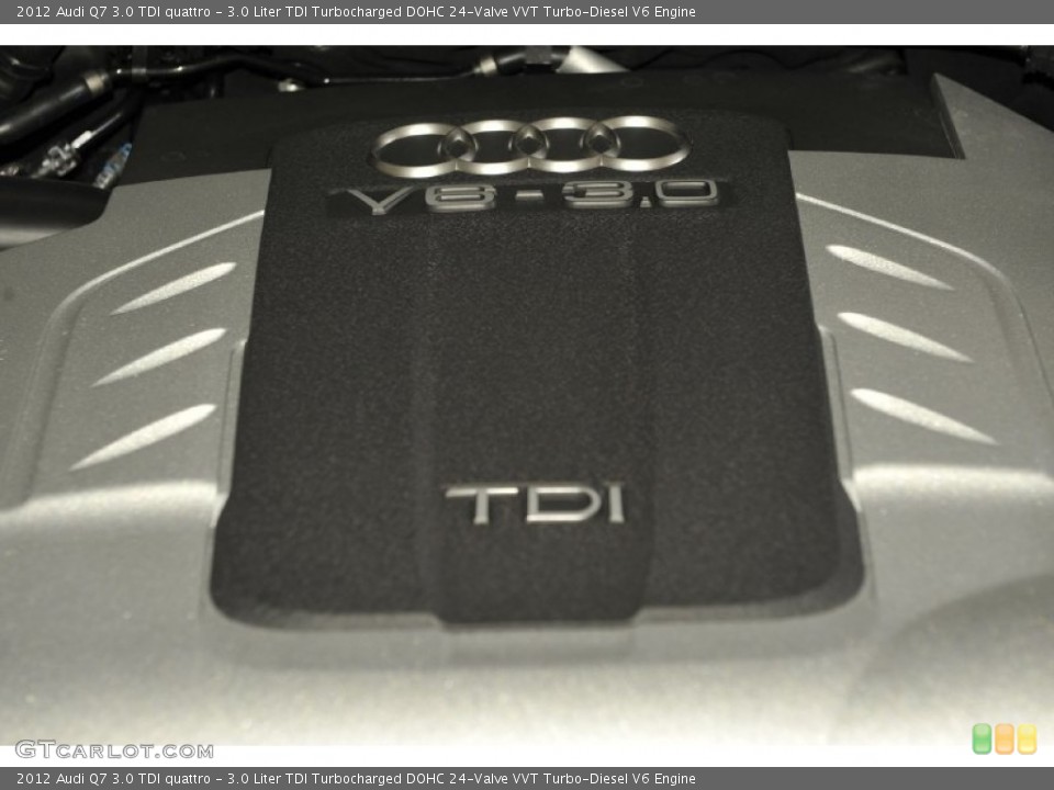 3.0 Liter TDI Turbocharged DOHC 24-Valve VVT Turbo-Diesel V6 Engine for the 2012 Audi Q7 #53242821