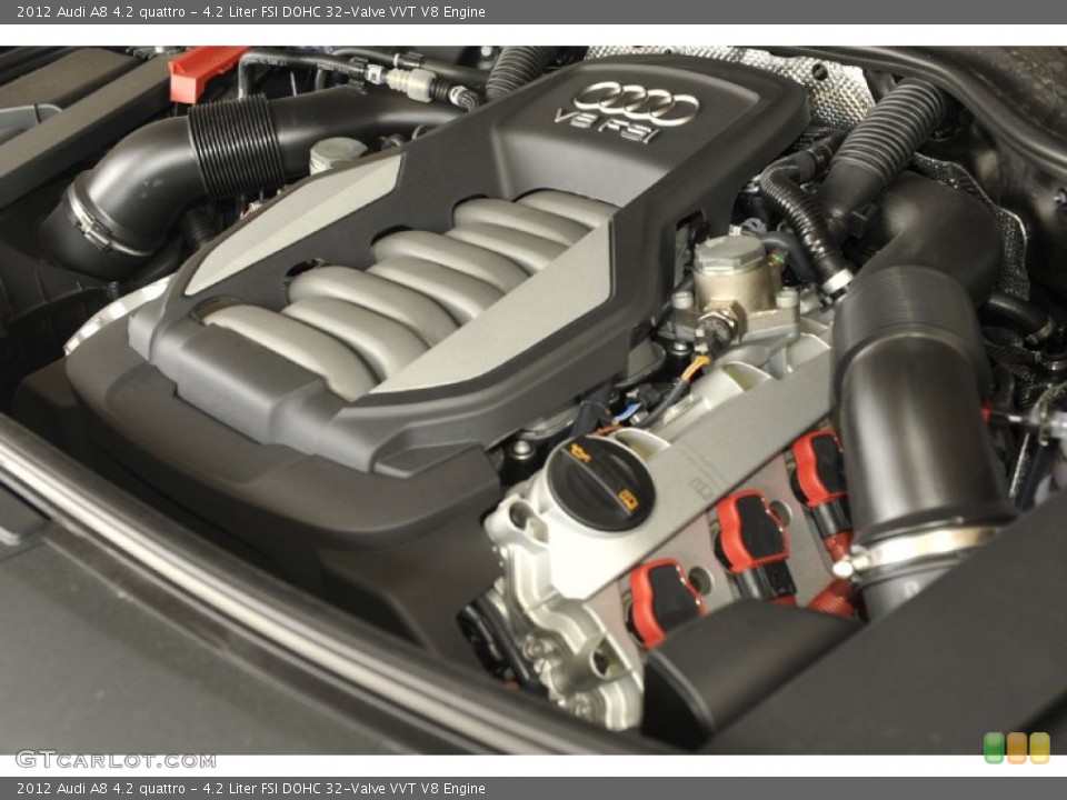 4.2 Liter FSI DOHC 32-Valve VVT V8 Engine for the 2012 Audi A8 #53243166