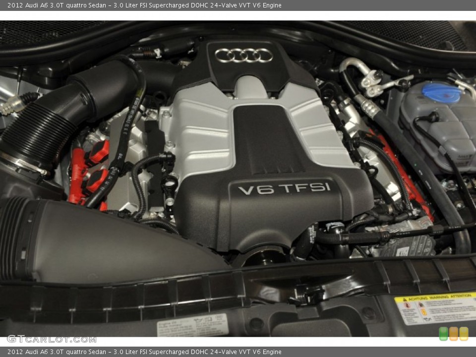 3.0 Liter FSI Supercharged DOHC 24-Valve VVT V6 Engine for the 2012 Audi A6 #53243421