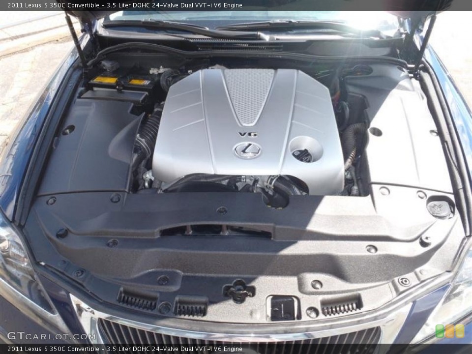 3.5 Liter DOHC 24-Valve Dual VVT-i V6 Engine for the 2011 Lexus IS #53252554
