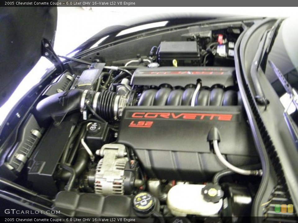 6.0 Liter OHV 16-Valve LS2 V8 Engine for the 2005 Chevrolet Corvette #53252635