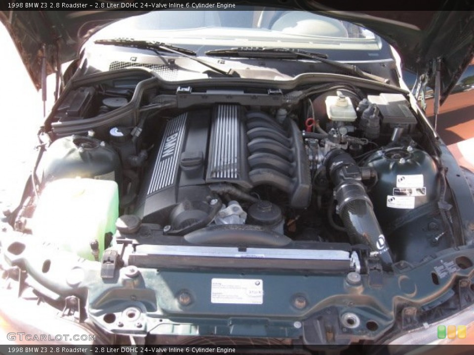 2.8 Liter DOHC 24-Valve Inline 6 Cylinder Engine for the 1998 BMW Z3 #53261389