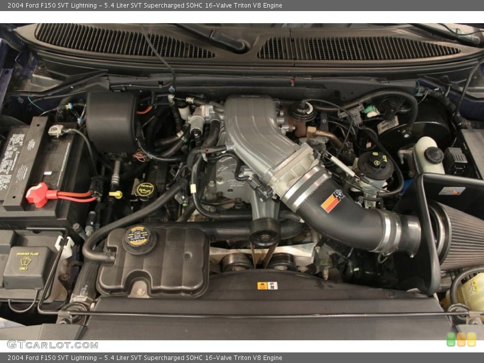 5.4 Liter SVT Supercharged SOHC 16-Valve Triton V8 Engine for the 2004 ...