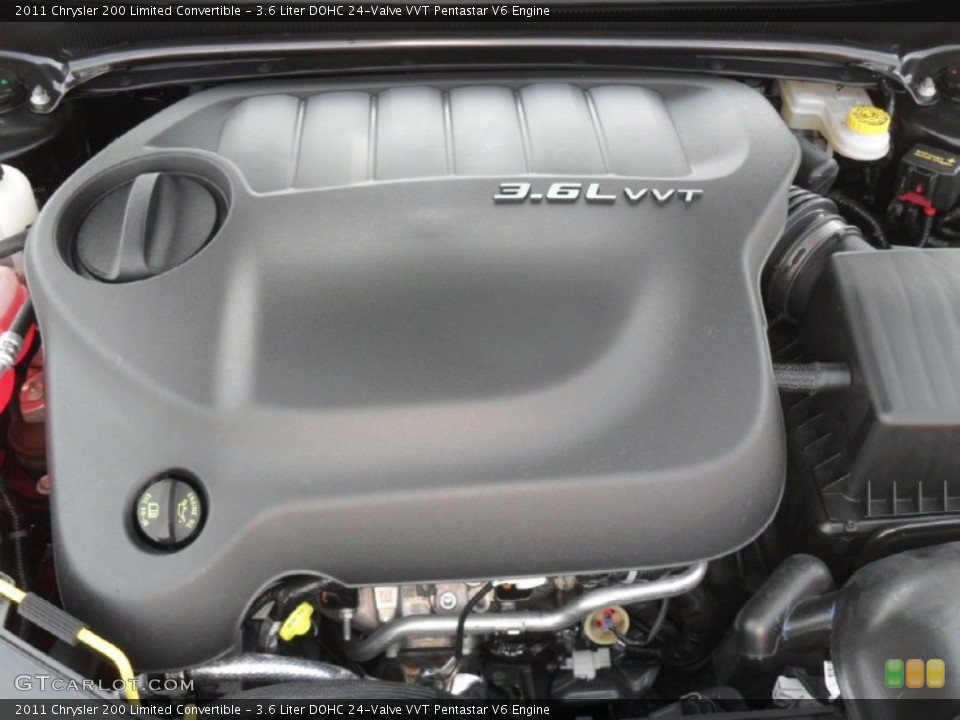 3.6 Liter DOHC 24-Valve VVT Pentastar V6 Engine for the 2011 Chrysler 200 #53265673