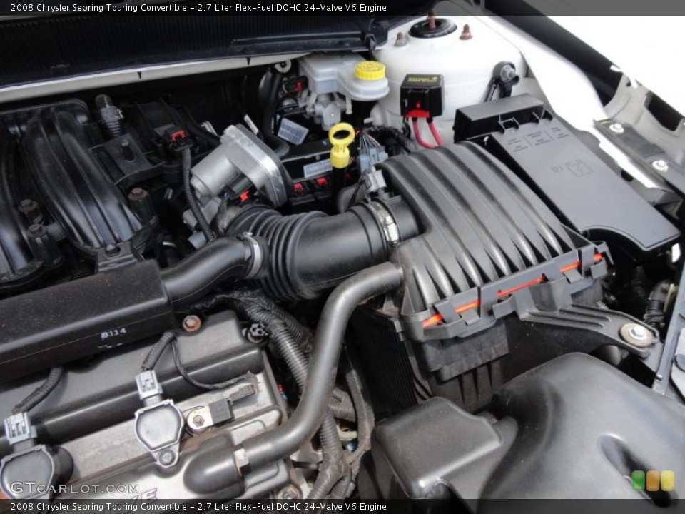 2.7 Liter Flex-Fuel DOHC 24-Valve V6 Engine for the 2008 Chrysler Sebring #53273962