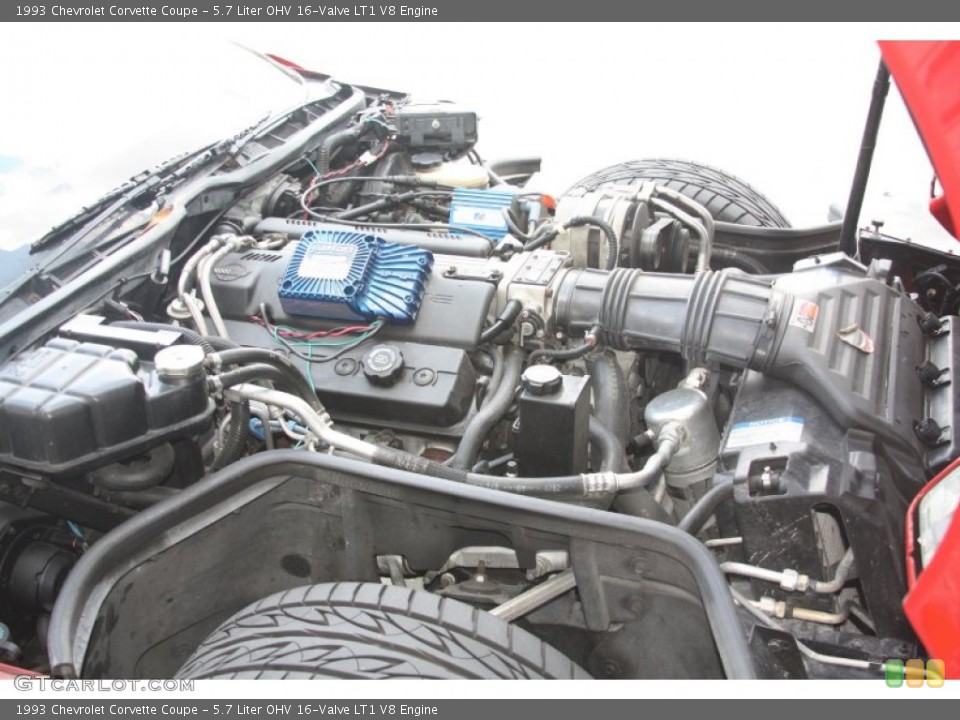 5.7 Liter OHV 16-Valve LT1 V8 Engine for the 1993 Chevrolet Corvette #53276977
