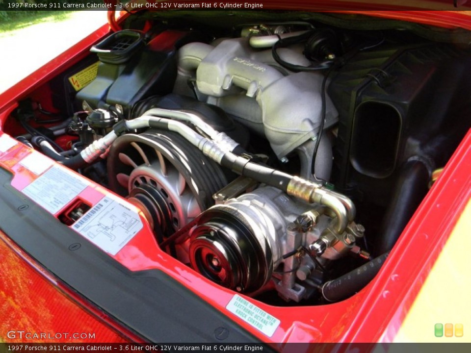 3.6 Liter OHC 12V Varioram Flat 6 Cylinder Engine for the 1997 Porsche 911 #53296122