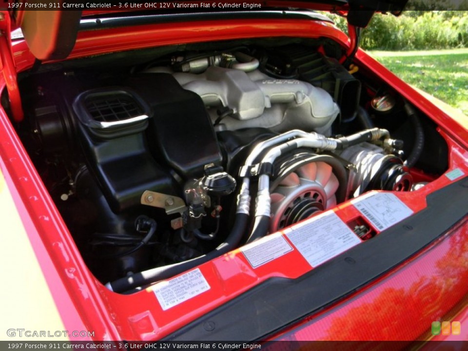 3.6 Liter OHC 12V Varioram Flat 6 Cylinder Engine for the 1997 Porsche 911 #53296140