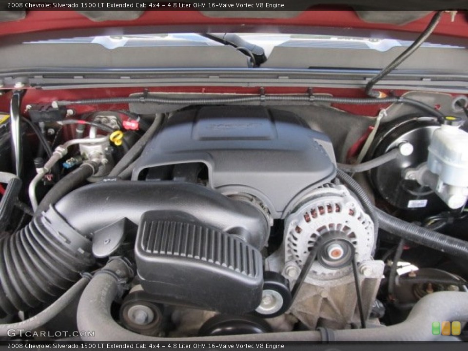 4.8 Liter OHV 16-Valve Vortec V8 Engine for the 2008 Chevrolet Silverado 1500 #53300415