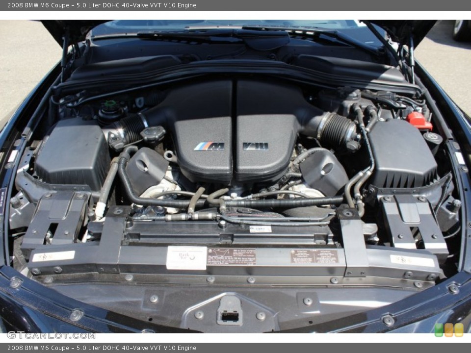 5.0 Liter DOHC 40-Valve VVT V10 Engine for the 2008 BMW M6 #53311428