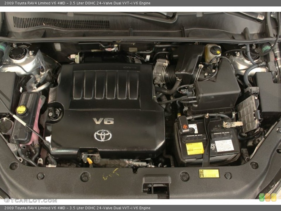 3.5 Liter DOHC 24-Valve Dual VVT-i V6 Engine for the 2009 Toyota RAV4 #53318751