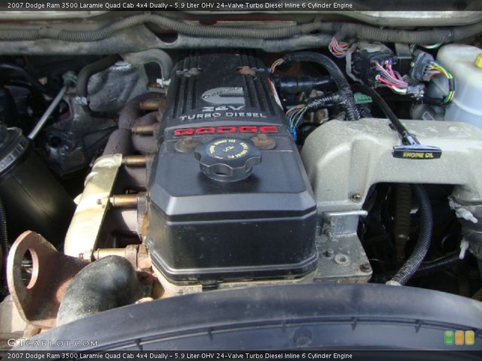 5.9 Liter OHV 24-Valve Turbo Diesel Inline 6 Cylinder Engine for the 2007 Dodge Ram 3500 #53339926