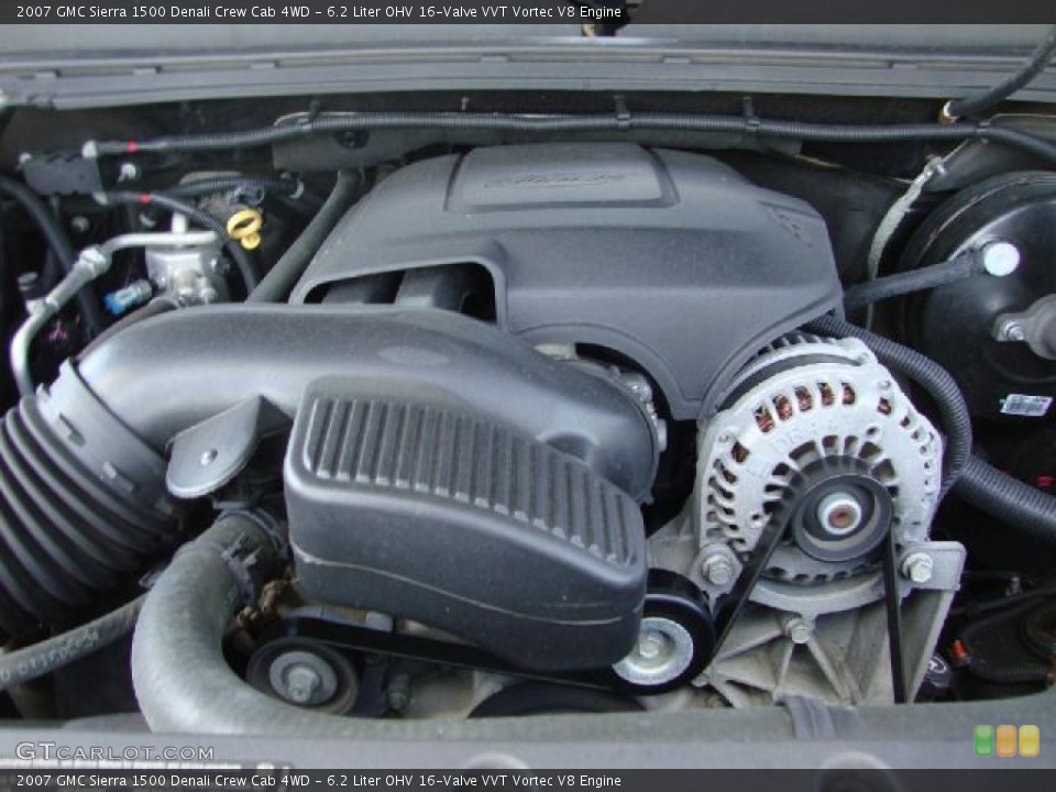 6.2 Liter OHV 16-Valve VVT Vortec V8 Engine for the 2007 GMC Sierra 1500 #53343409