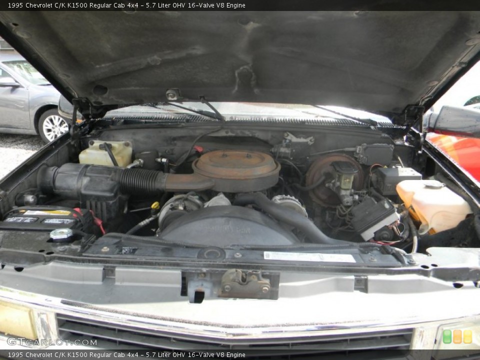 5.7 Liter OHV 16-Valve V8 Engine for the 1995 Chevrolet C/K #53348608