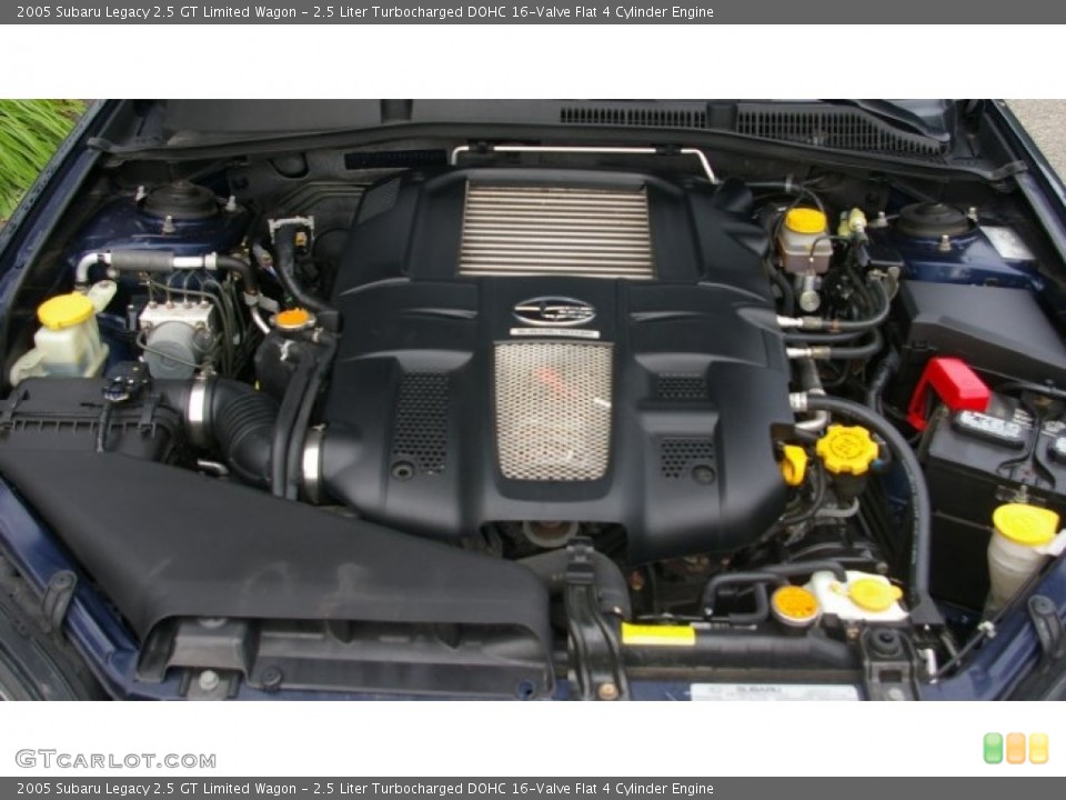 2.5 Liter Turbocharged DOHC 16-Valve Flat 4 Cylinder Engine for the 2005 Subaru Legacy #53352433