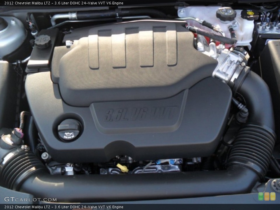 3.6 Liter DOHC 24-Valve VVT V6 Engine for the 2012 Chevrolet Malibu #53357053