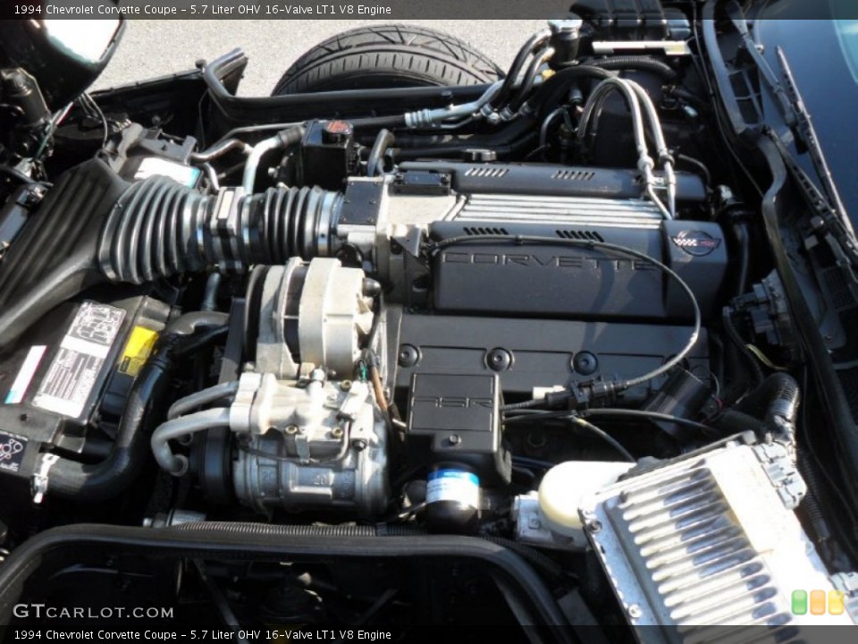 5.7 Liter OHV 16-Valve LT1 V8 Engine for the 1994 Chevrolet Corvette #53359768