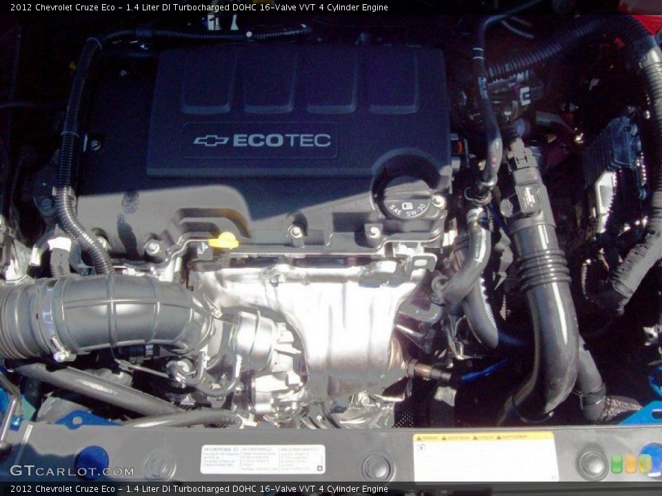 1.4 Liter DI Turbocharged DOHC 16-Valve VVT 4 Cylinder Engine for the 2012 Chevrolet Cruze #53362246