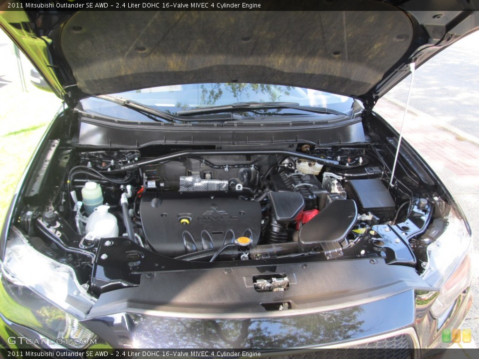 2.4 Liter DOHC 16-Valve MIVEC 4 Cylinder Engine for the 2011 Mitsubishi Outlander #53365286