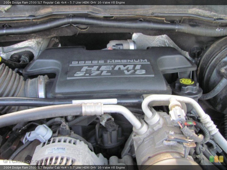 5.7 Liter HEMI OHV 16-Valve V8 Engine for the 2004 Dodge Ram 2500 #53371790