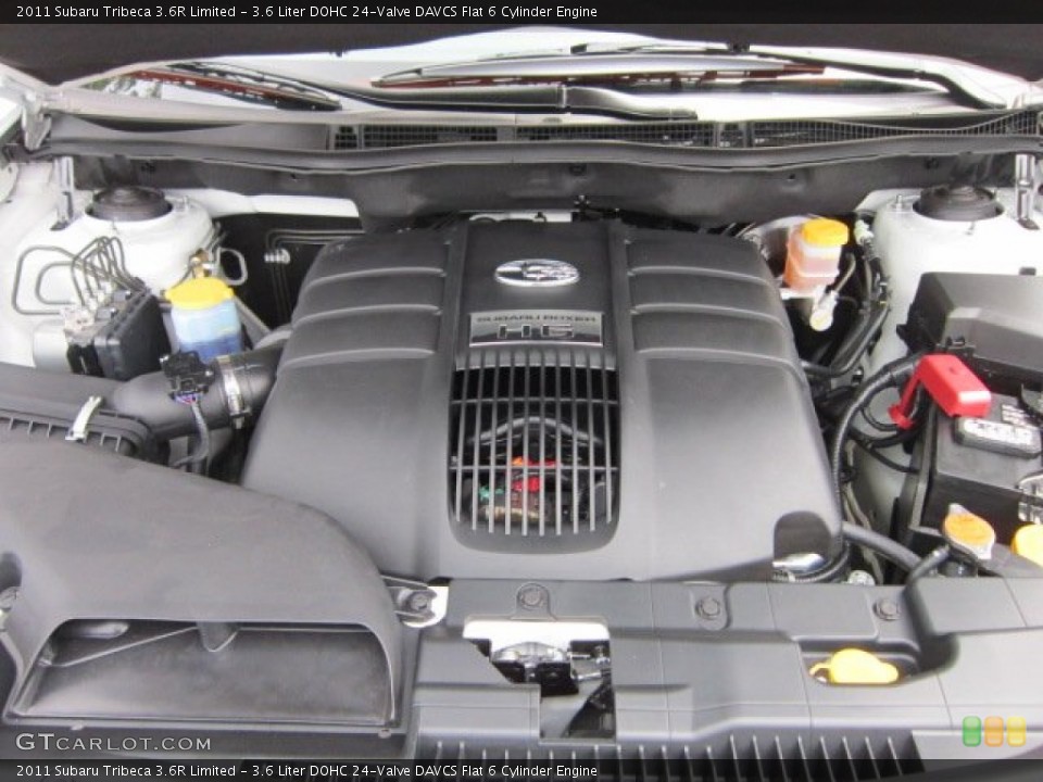 3.6 Liter DOHC 24-Valve DAVCS Flat 6 Cylinder Engine for the 2011 Subaru Tribeca #53371901