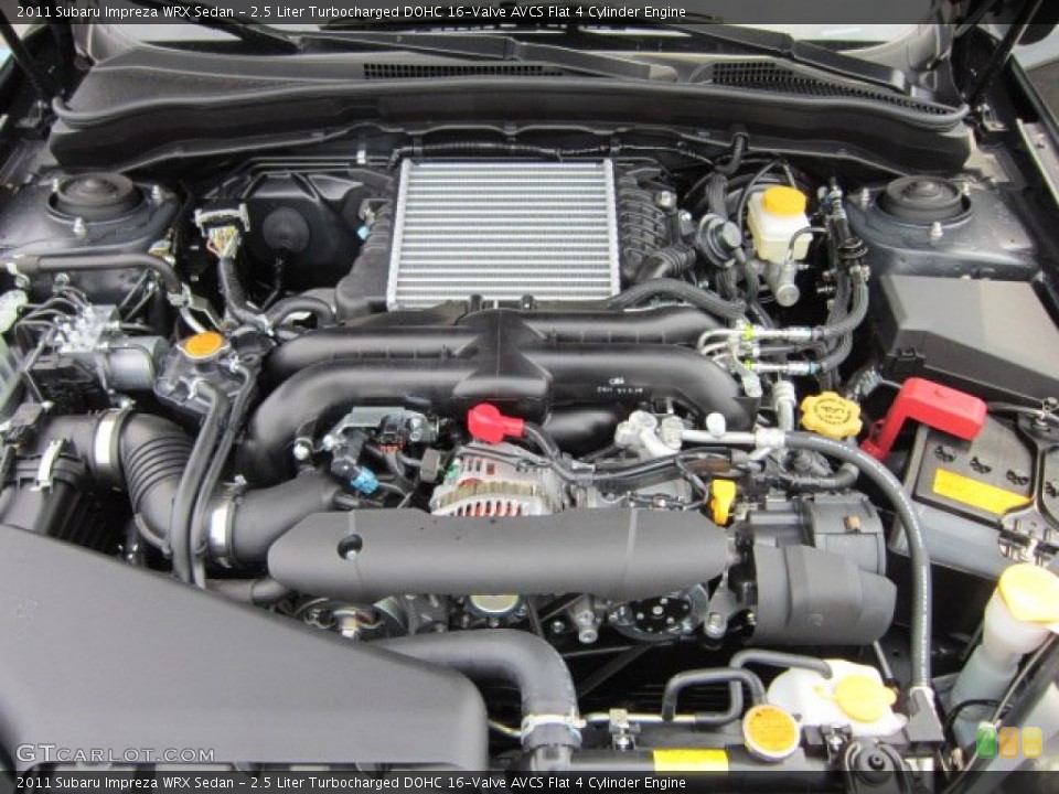 2.5 Liter Turbocharged DOHC 16-Valve AVCS Flat 4 Cylinder Engine for the 2011 Subaru Impreza #53372165