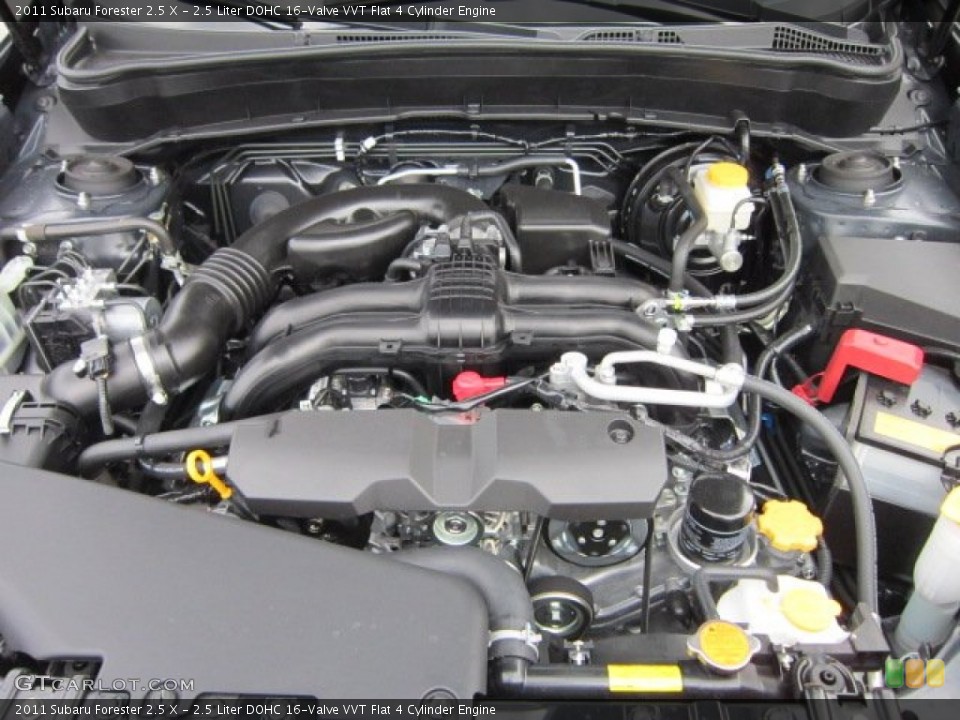 2.5 Liter DOHC 16-Valve VVT Flat 4 Cylinder Engine for the 2011 Subaru Forester #53373086