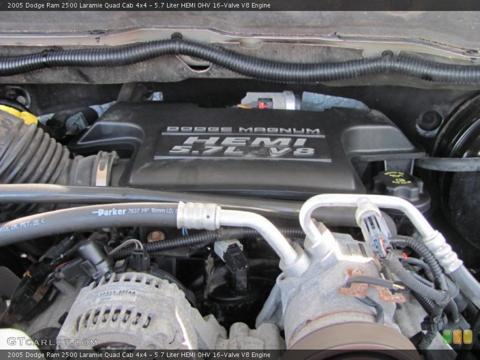 5.7 Liter HEMI OHV 16-Valve V8 Engine for the 2005 Dodge Ram 2500 #53373413
