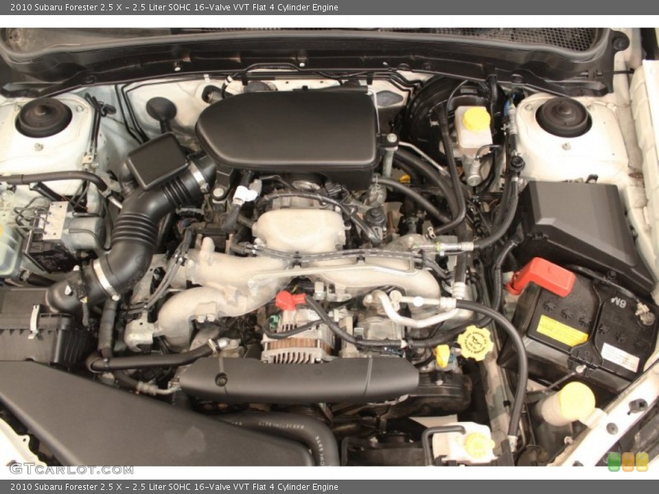2.5 Liter SOHC 16-Valve VVT Flat 4 Cylinder Engine for the 2010 Subaru Forester #53376755