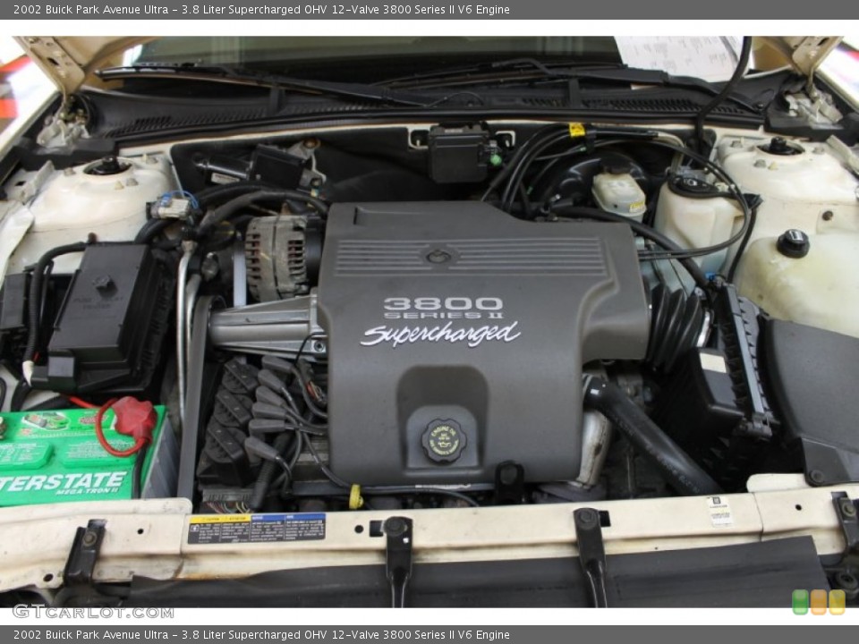 3.8 Liter Supercharged OHV 12-Valve 3800 Series II V6 Engine for the 2002 Buick Park Avenue #53379923