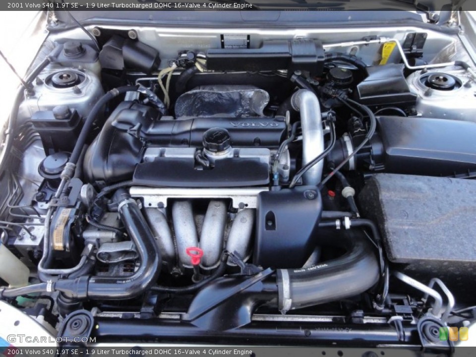 1.9 Liter Turbocharged DOHC 16-Valve 4 Cylinder Engine for the 2001 Volvo S40 #53381331