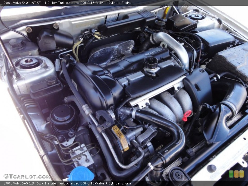 1.9 Liter Turbocharged DOHC 16-Valve 4 Cylinder Engine for the 2001 Volvo S40 #53381363