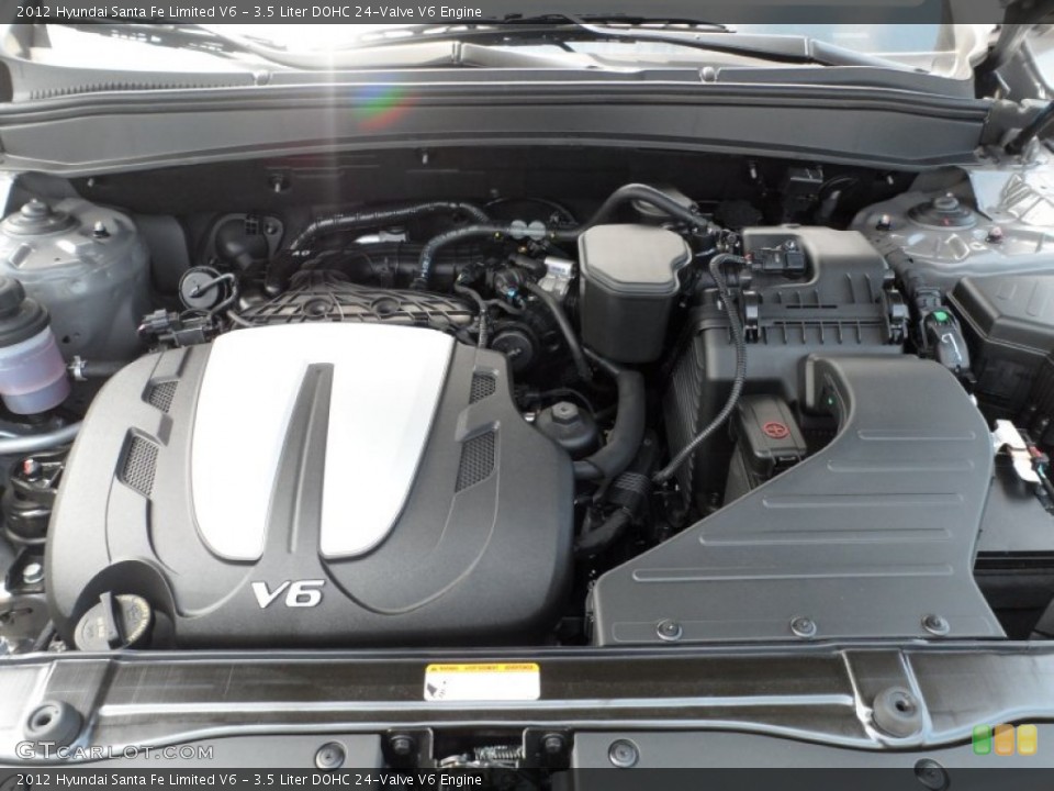 3.5 Liter DOHC 24-Valve V6 Engine for the 2012 Hyundai Santa Fe #53381843