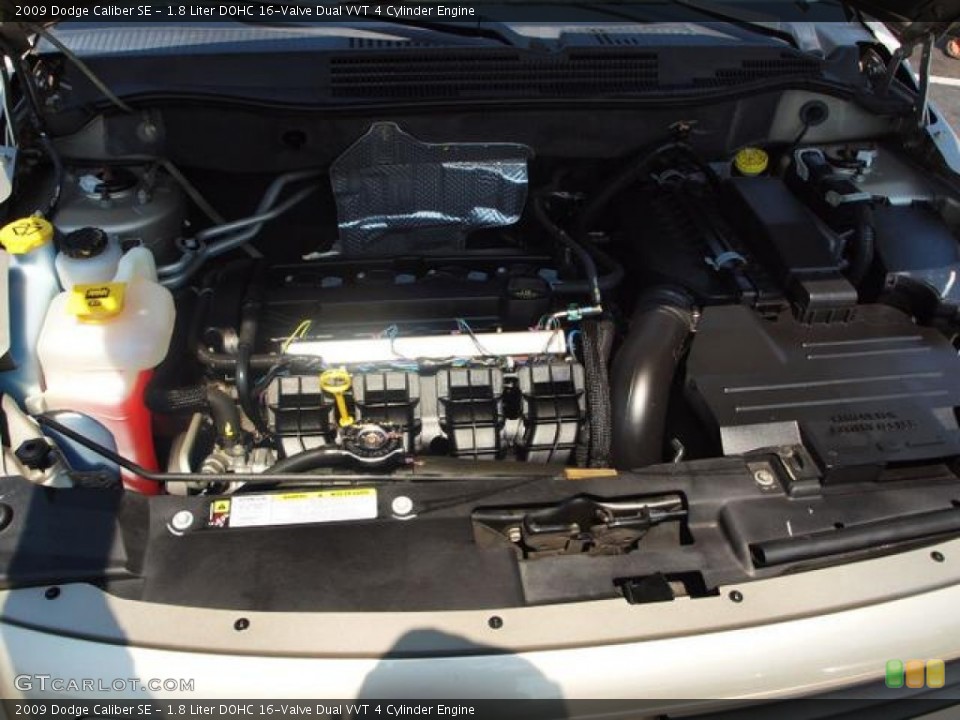 1.8 Liter DOHC 16-Valve Dual VVT 4 Cylinder 2009 Dodge Caliber Engine