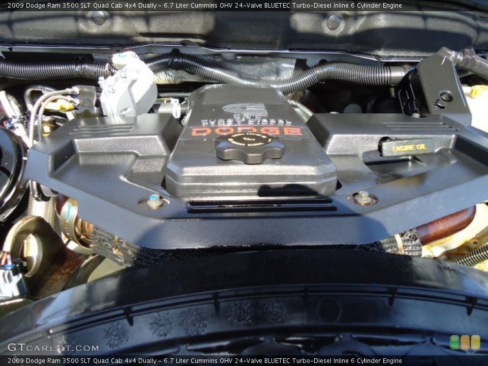 6.7 Liter Cummins OHV 24-Valve BLUETEC Turbo-Diesel Inline 6 Cylinder Engine for the 2009 Dodge Ram 3500 #53386064