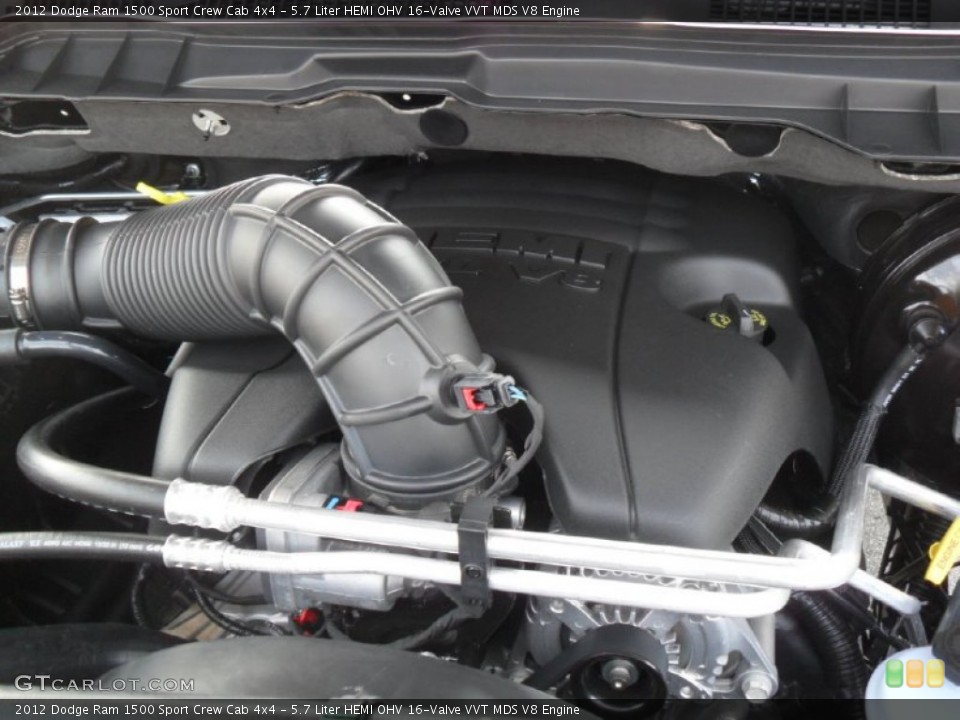 5.7 Liter HEMI OHV 16-Valve VVT MDS V8 Engine for the 2012 Dodge Ram 1500 #53389661