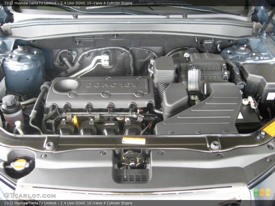 2.4 Liter DOHC 16-Valve 4 Cylinder Engine for the 2012 Hyundai Santa Fe #53390150